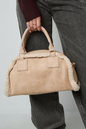 Sac À Bandoulière Avec Détails En Peluche h5 Image2
