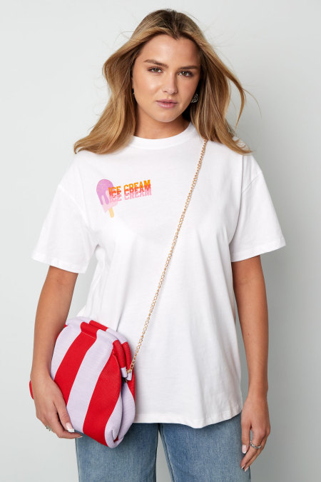 Pochette de plage rayée 2