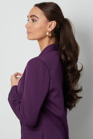 Queue De Cheval Glamour - Marron Foncé h5 Image3