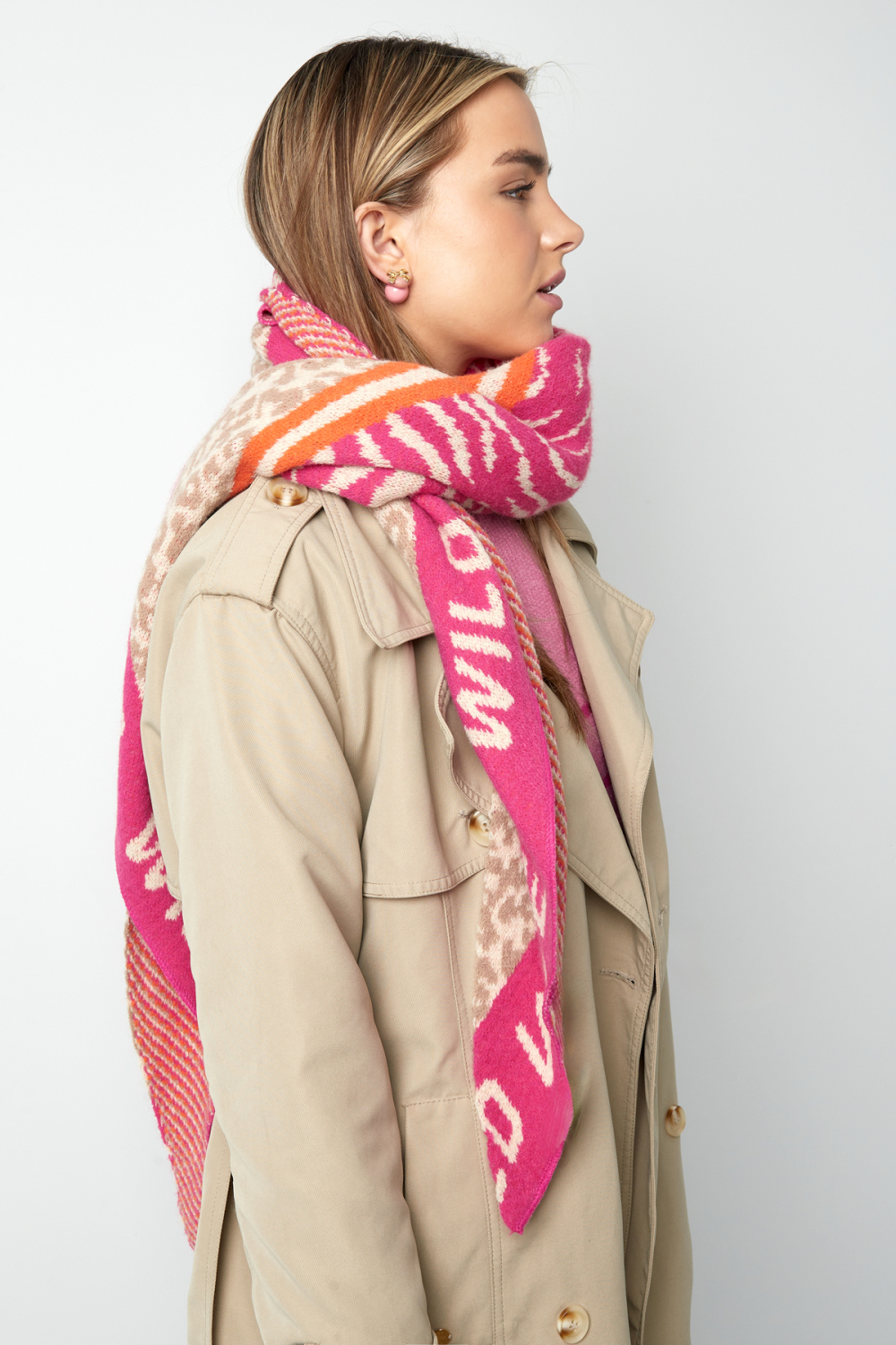 Foulard Wild Glow - Vert & Vert Vif h5Image3