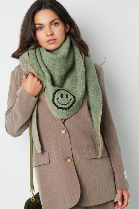 Écharpe d'hiver smiley smoothnes