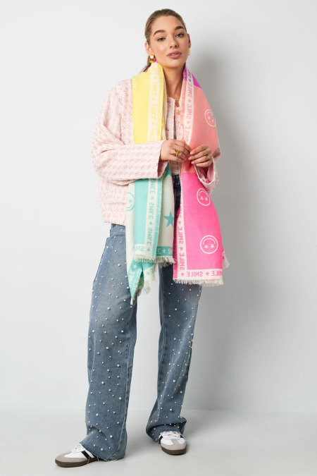 Foulard smiley étoile