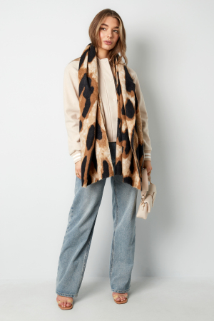 Écharpe Leopard Lover - Marron h5 Image2