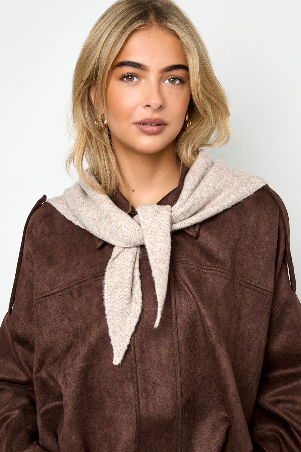 Écharpes D'Hiver Couleur Unie Décontracté Polyester Accessoires Quotidiens Image3
