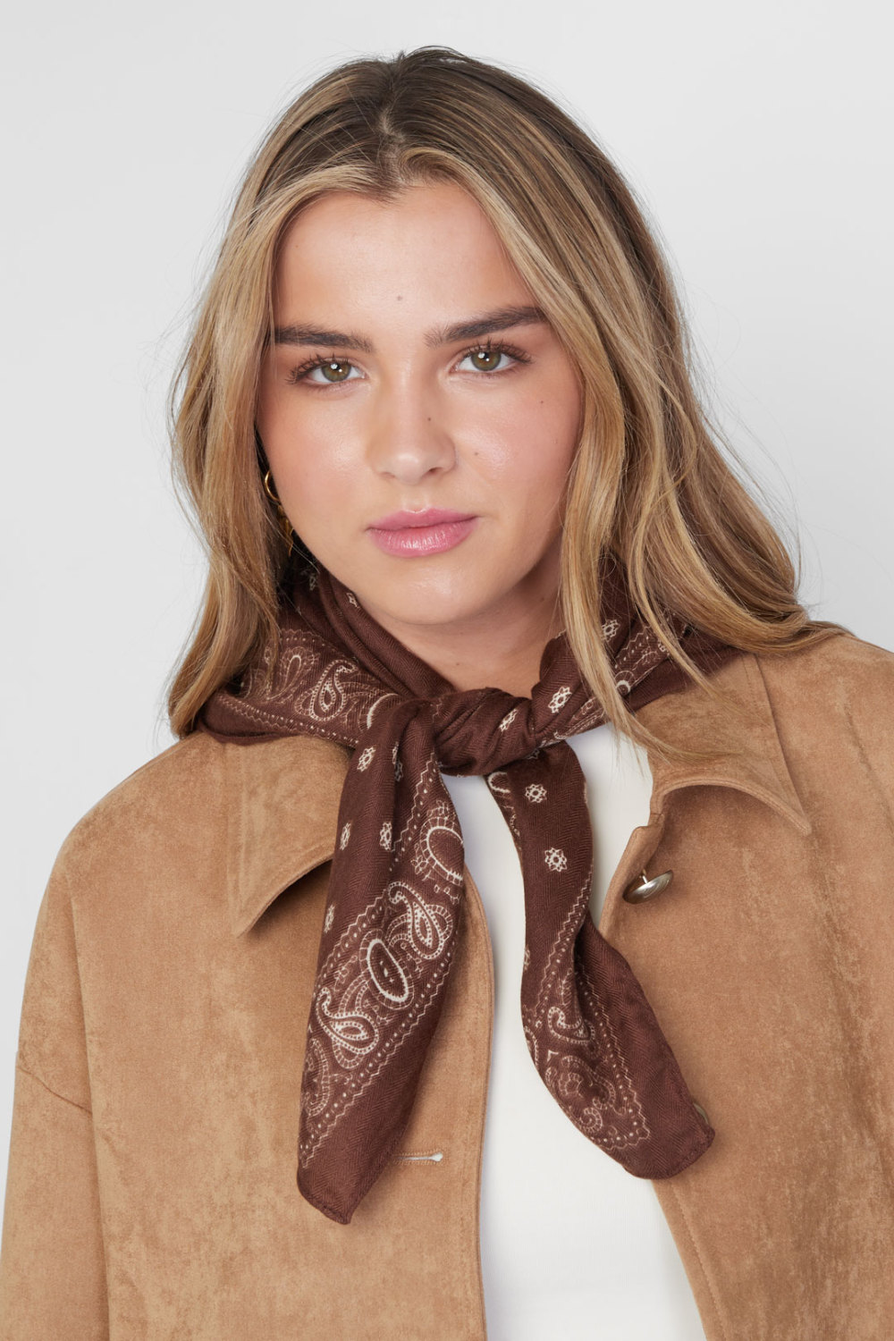 Écharpes D'Hiver À Pois, En Polyester Décontracté, Accessoires Du Quotidien h5Image3