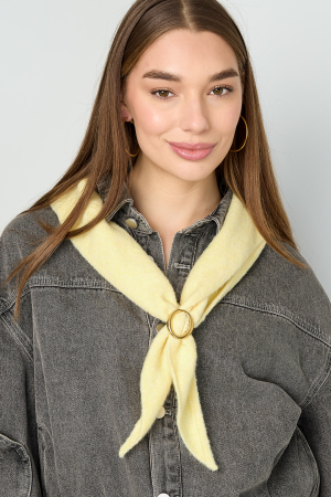 Écharpes D'Hiver Couleur Unie Décontracté Polyester Accessoires Quotidiens h5 Image4