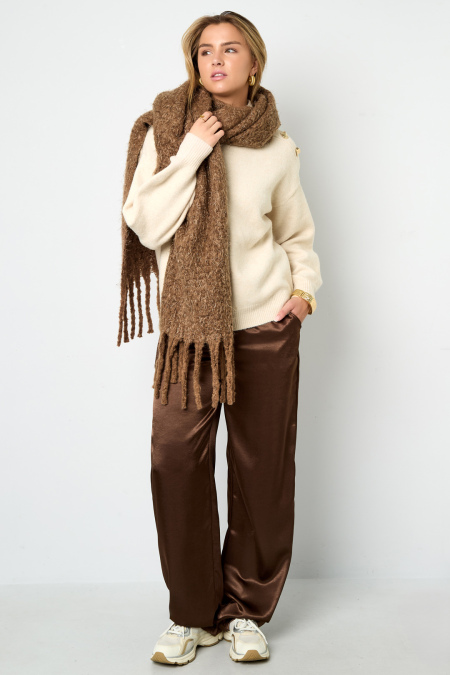 Écharpes d'hiver Couleur unie Décontracté Polyester Quotidien