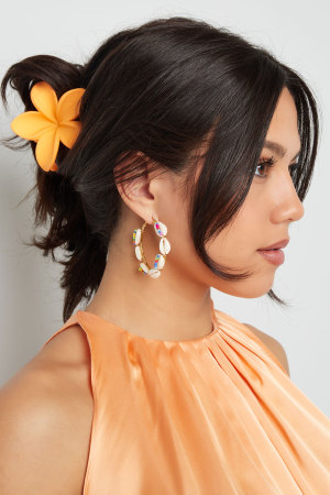 Pince À Cheveux Fleur - Plastique h5 Image2