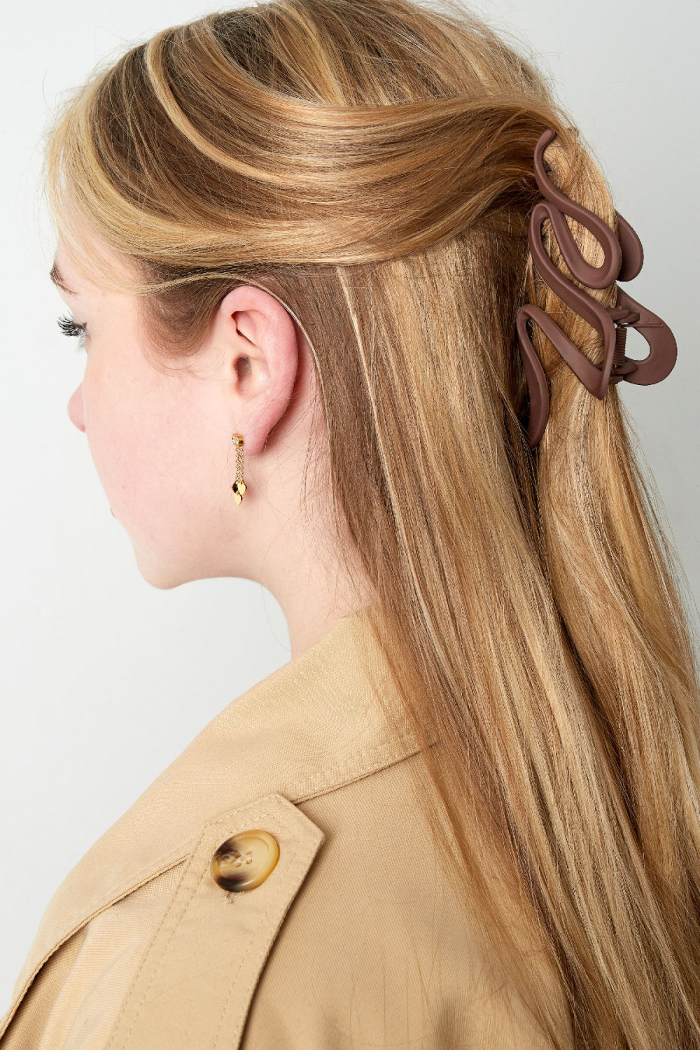 Barrette À Cheveux Boucle Mate Image2