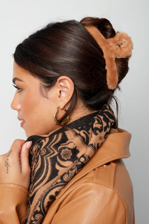Barrette À Cheveux En Fausse Fourrure h5 Image2