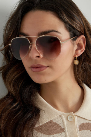 Lunettes De Soleil Style Aviateur - Violettes h5 Image4