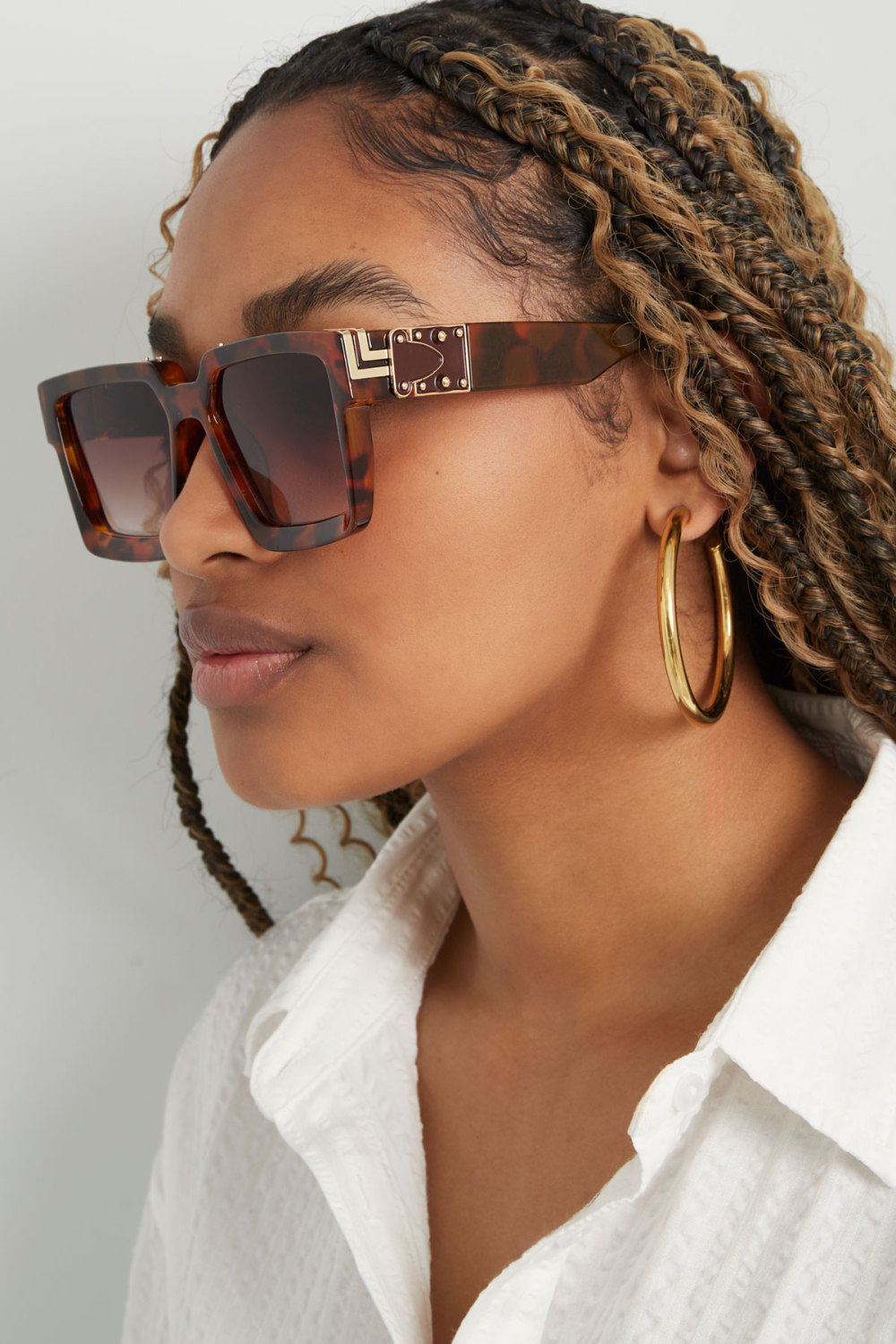 Lunettes De Soleil Brillantes Image4