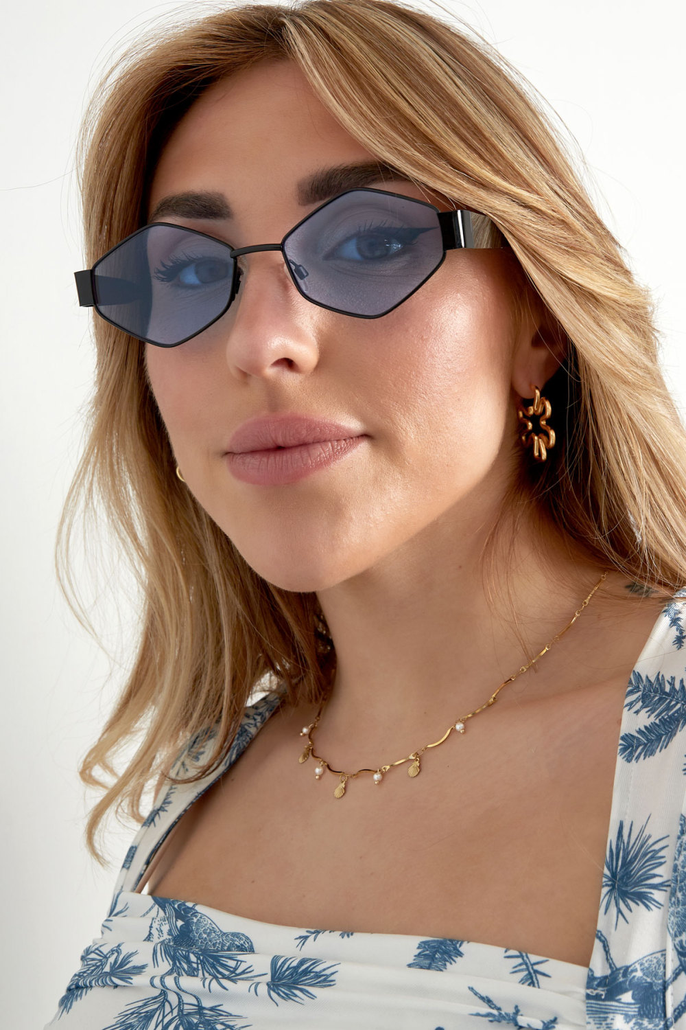 Lunettes De Soleil Toute La Nuit - Couleur Or Noir Image3