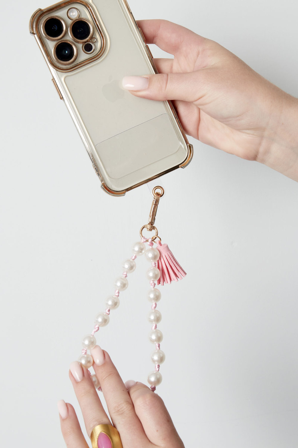 Cordon Téléphone Girly Perle h5Image2