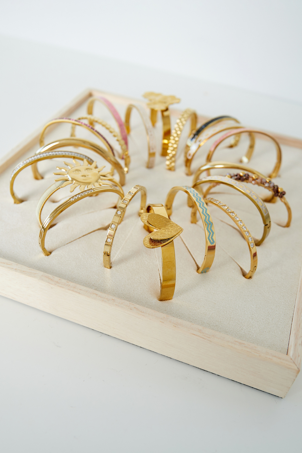 Présentoir À Bracelets En Bois Image2