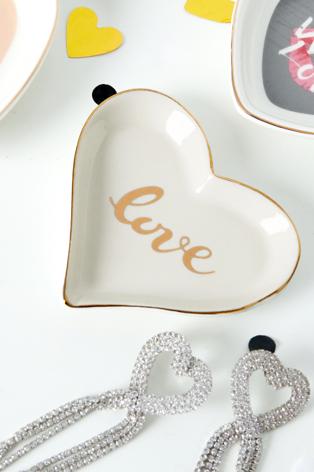 Présentoir en verre Love On 2