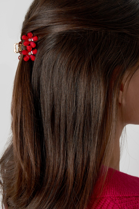 Pince à cheveux duo de fleurs 2