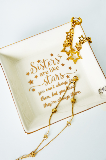 Les sœurs sont comme des étoiles Présentoir à bijoux 2