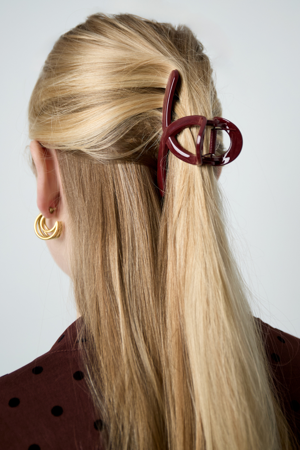 Pinces À Cheveux De Couleur Unie En Plastique Pour Tous Les Jours Image2