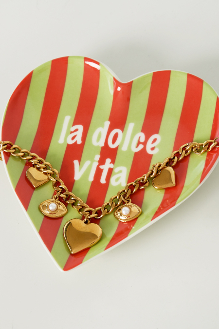 Plateaux à bijoux en forme de cœur la dolce vita 2