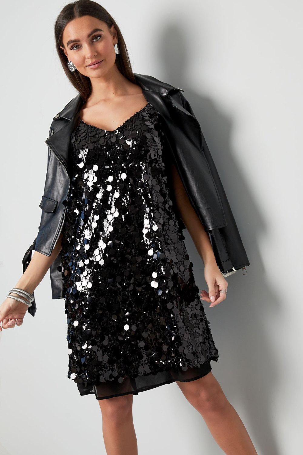 Robe À Paillettes Sparkling Dream - Doré h5Image2
