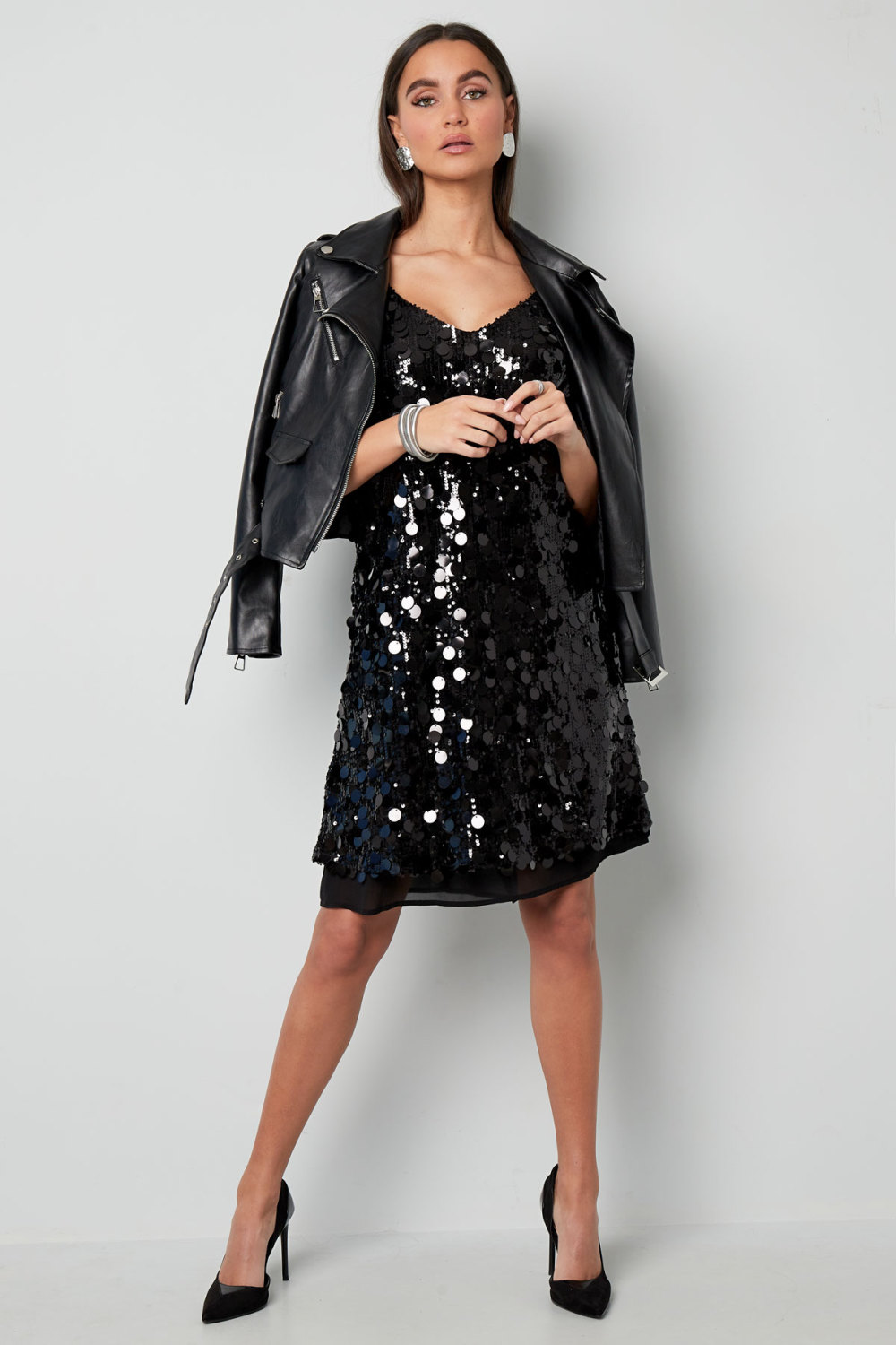 Robe À Paillettes Sparkling Dream - Doré h5Image5