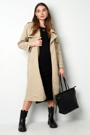 Viscose Robe Mi-Longue Femme Coupe Slim Élégante h5 Image3