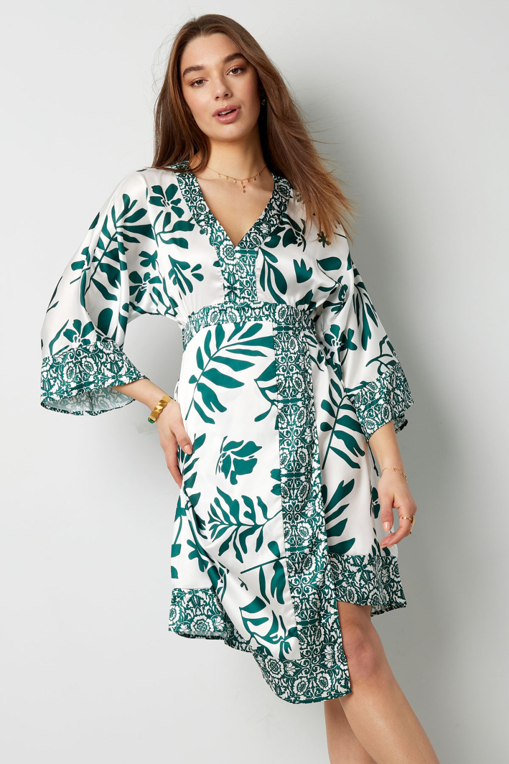 Robe Mini Femme En Polyester Imprimé Floral Bohème h5Image5