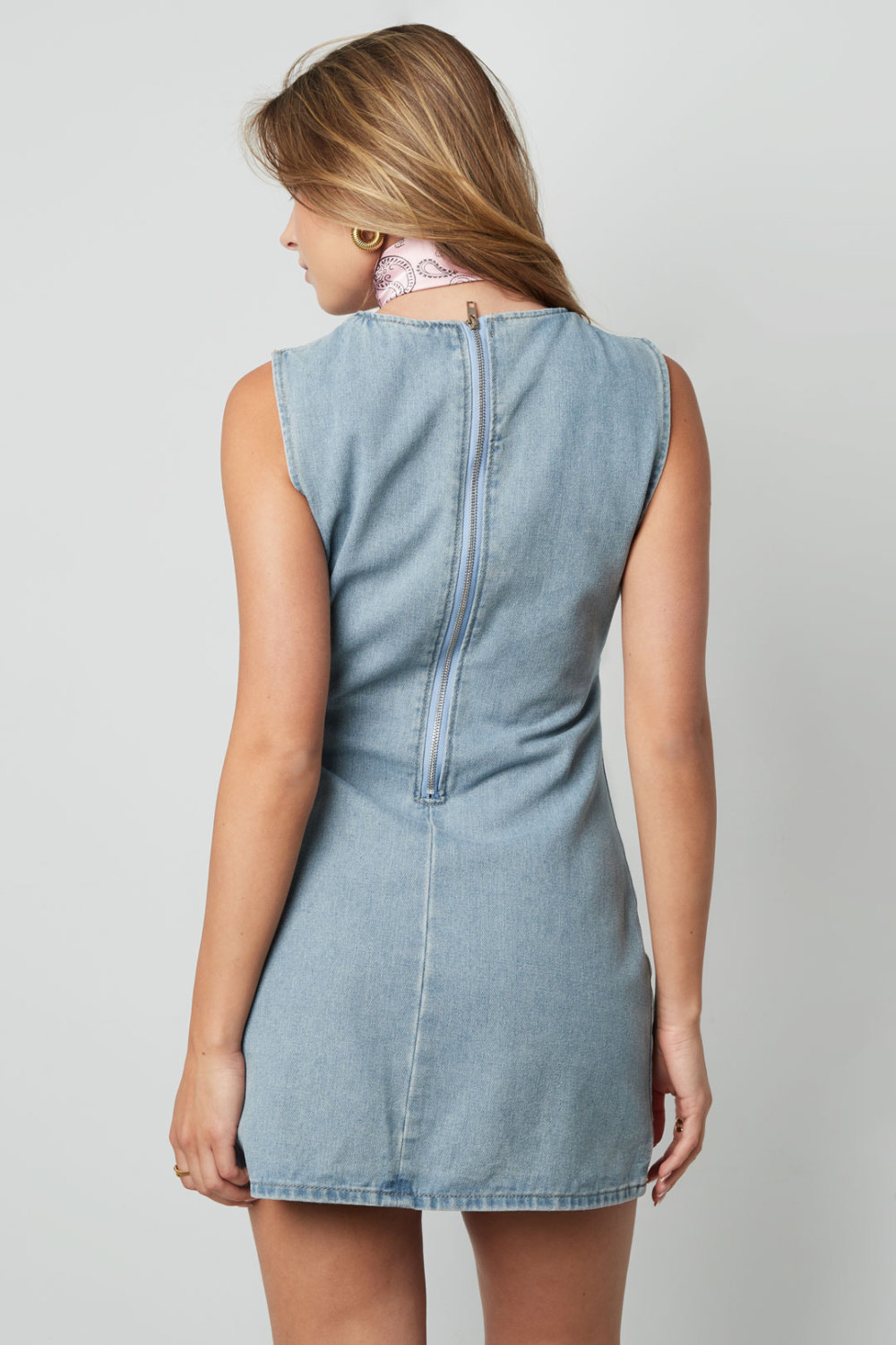 Coton Robe Mini Femme Sans Manches Bodycon Image8