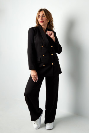 Blazer Oversize Boutons Dorés h5 Image4