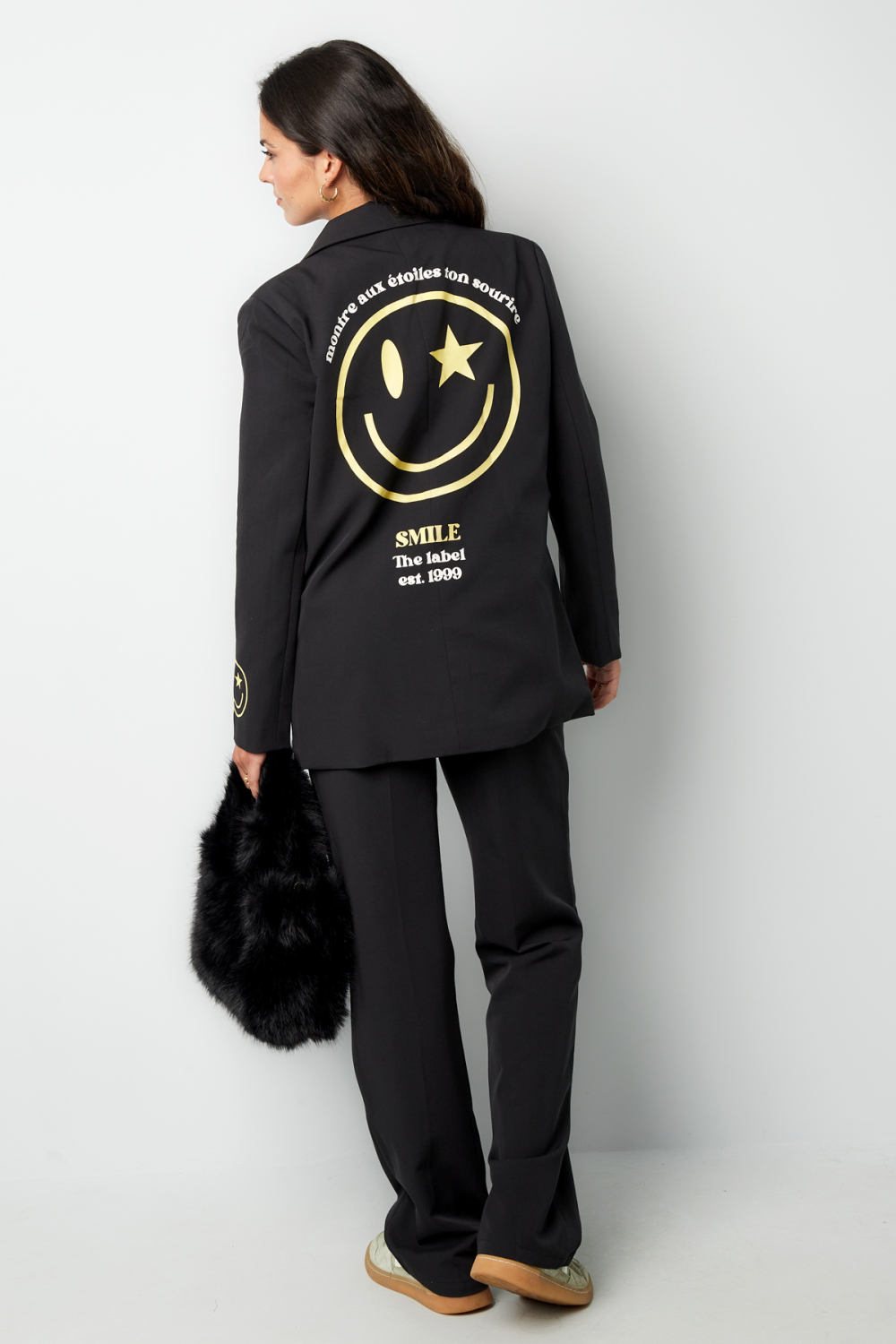 Ensemble De Costume Femme En Polyester Design Logo Sourire Image11