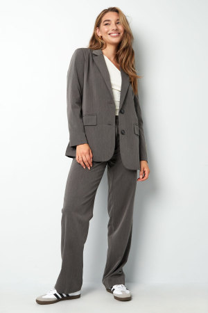 Ensemble De Costume Femme En Polyester Design Logo Sourire h5 Image5