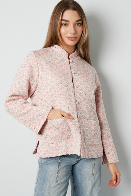 Veste Femme en Polyester Style Chinois Motif Brodé