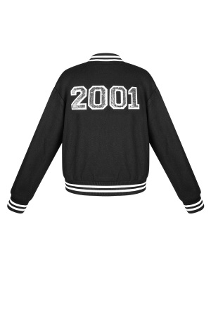 Veste Bomber Femme En Polyester Sportive Numéro Brodé h5 Image6