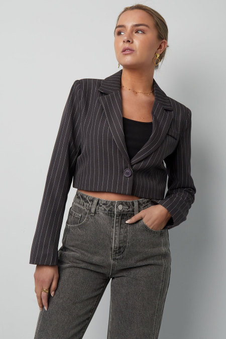 Polyester Cotton Blend Ensemble Costume Femme Conservateur Rayures