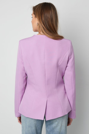 Blazer Femme Polyester Col Carré Coupe Cintrée h5 Image6