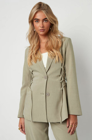 Blazer Ajusté Laceo h5 Image8