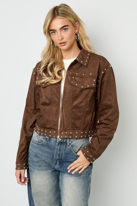 Tissu Polyester Fibre Veste Femme Style Urbain Élégant Spécialité Couleur Unie Automne/Hiver