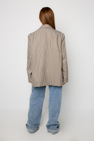 Blazer À Carreaux Oversize (Pack With Plastic Bag) h5 Image7