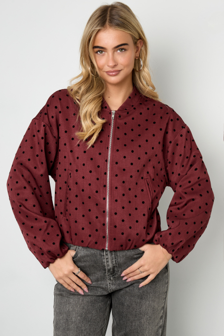 veste à pois