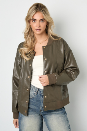 Tissu Polyester Fibre Veste Bomber Femme Automne/Hiver Style Urbain h5 Image5