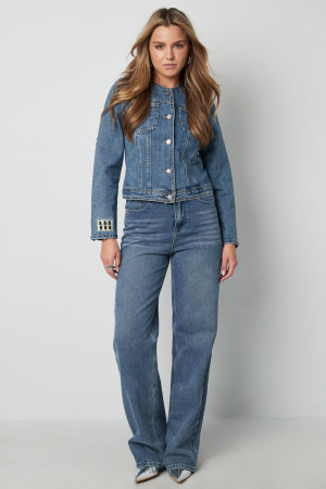 Denim Femme Veste Courte Classic Fit h5 Image3