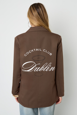 Tissu Polyester Fibre Veste Femme Élégante Lettres h5 Image12