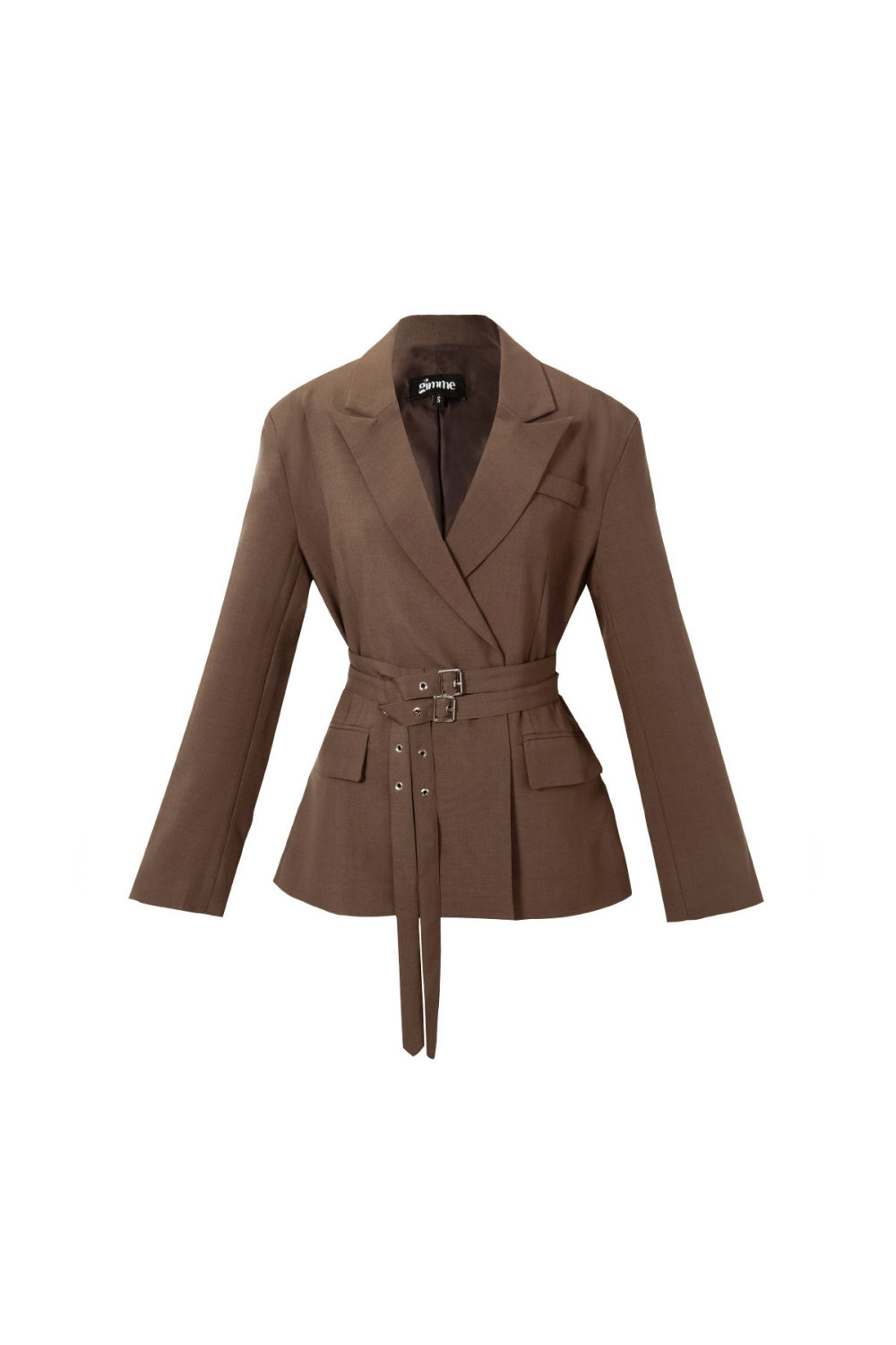 Blazer À Double Ceinture h5Image12
