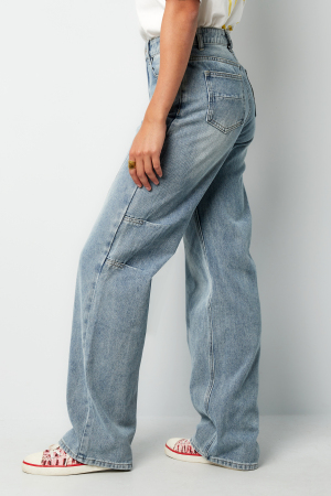 Jean Large À Taille Haute Pour Femme h5 Image4