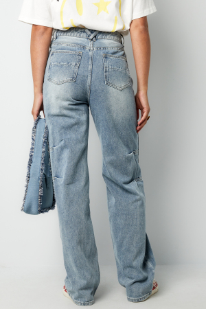 Jean Large À Taille Haute Pour Femme h5 Image8