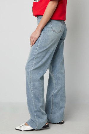 Cotton Woven Femme Pantalon Droit Casual Solid Color h5 Image2