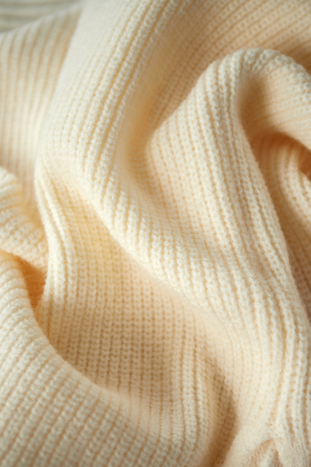 Robe Pull Femme À Col Montant, Maille Côtelée Et Fente Latérale h5Image6