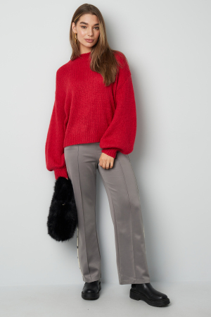 Pull En Maille Nylon Femme Oversized Coupe Lâche h5 Image9