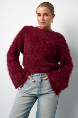 Pull En Fourrure Synthétique Femme Coupe Courte Texture Douce h5 Image8